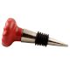 Red Flower Ceramic Wine Stopper 